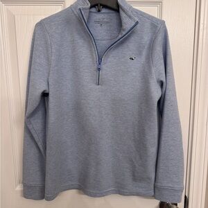 Vineyard Vines Boy’s Light Blue Zip-Up Sweater